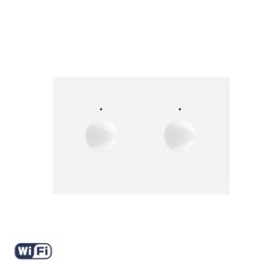 Modul Intrerupator Dublu WIFI cu Touch LIVOLO, standard italian – Serie Noua, Alb