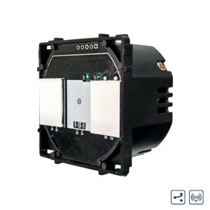 Modul Intrerupator Dublu Cap Scara, RF433 cu Touch LUXION