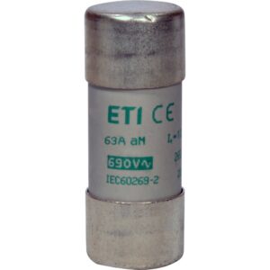 Siguranta fuzibila cilindrica 22x58mm 63A 690VAC 120kA Eti 002652050