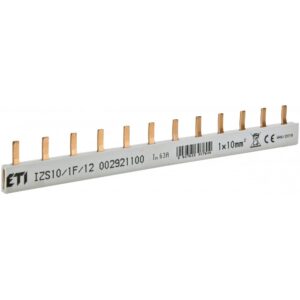 Pieptene ( busbar ) 1P 12M 63A 10MMP Eti 002921100