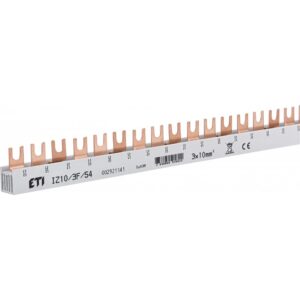 Busbar 3P, tip furca, 54 module, 63A IZ10/3F/54 Eti 002921141