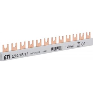 Busbar 1P 12M 10mmp 63A tip furca IZ10/1F/12 Eti 002921143