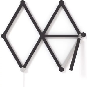 Kit Nanoleaf Lines Skin, Matte Black, 9 Bucati
