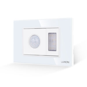 Senzor de Miscare 2M si Lampa de Veghe LUXION  cu Rama din Sticla, Standard Italian, 3M