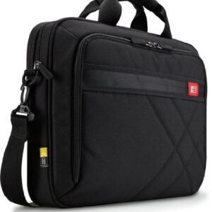 Geanta laptop 17' Case Logic, buzunar interior 10.1', buzunar frontal, poliester, black 'DLC117'