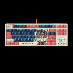 Tastatura gaming Bloody "AT87" Alpha Optical Switch Performance Keyboard USB Proxy Boom, US Layout "AT87 Proxy Boom" (timbru verde 0.8 lei) 4711421 000741