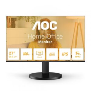 MONITOR AOC 27", 1920  1080 (FHD), rata refresh 100Hz, luminozitate 250cd, timp raspuns 4ms, VGA  1, HDMI 1.4  1 "27B3HA2" (timbru verde 7 lei)