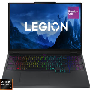 Laptop Lenovo Gaming 15.1'' Legion 5 15AKP10, WQXGA OLED 165Hz, Procesor AMD Ryzen™ Al 7 350 (16M Cache, up to 5.0 GHz), 32GB DDR5, 1TB SSD, GeForce RTX 5070 8GB, No OS, Eclipse Black, 3Yr Onsite Premium Care
