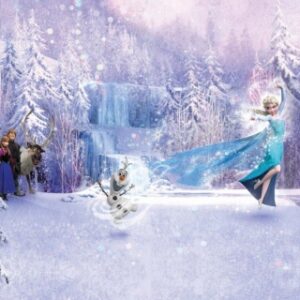 Fototapet Komar model Disney Frozen Forest hartie semilavabil cod 8-499 Multicolor 368 x 254 cm 8 piese