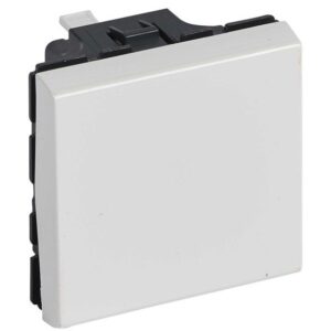 Buton cu revenire Legrand Mosaic, 1P, 2M, 6A, culoare alba, antimicrobian 078715 / 078715L