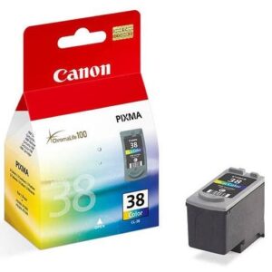 Cartus cerneala Original Canon CL-38 Color, compatibil Pixma iP1800, iP2500, 3 x 3 ml (BS2146B001AA)