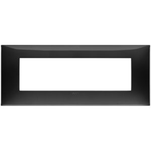 Rama 7 module Vimar Neve Up 09677.04, plastic Glossy negru