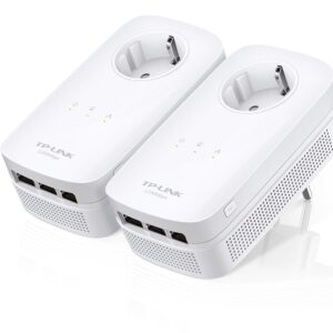 Kit 2 Adaptoare Powerline AV1200 cu 3 porturi Gigabit si Passthrough TP-LINK TL-PA8030PKIT