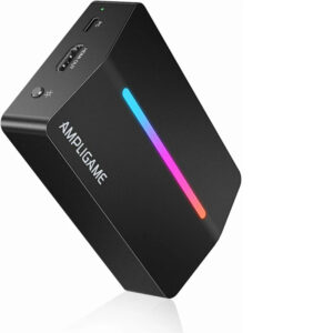 Placa de captura Fifine Placa de captura video V3 Game Collection Card Black