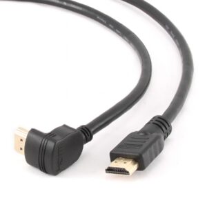 CABLU video GEMBIRD, HDMI (T) la HDMI (T), 1.8m, conectori auriti, rezolutie maxima 4K (3840 x 2160) la 60 Hz, 90 grade, negru, "CC-HDMI490-6" (timbru verde 0.03 lei)