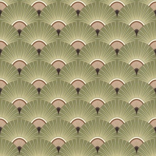 Tapet superlavabil Rasch model geometric coada de paun cod 637656