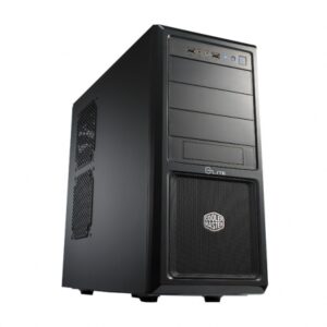 CARCASA COOLER MASTER  Elite 370, mid-tower, ATX, 1* 120mm fan (inclus), I/O panel, black (RC-370-KKN1)