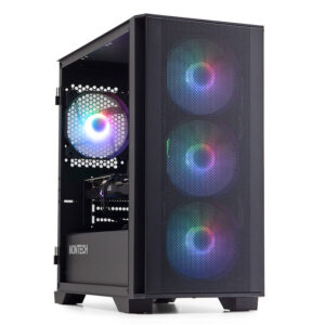 PC Gaming BALAUR Pro Esports Edition, Intel i5-14400F 2.5GHz, 16GB DDR5, 1TB SSD, RX 9060 XT 16GB GDDR6, Iluminare RGB