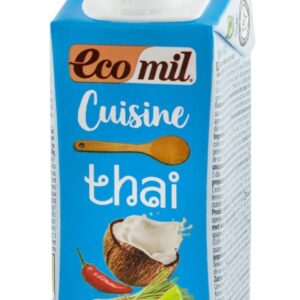 Crema vegetala bio pentru gatit Thai, 200ml Ecomil Cuisine