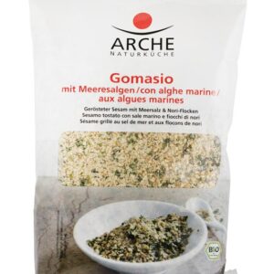 Gomasio bio cu sare de mare si alge marine, 200g Arche