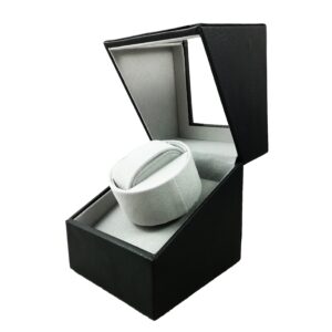 Watch Winder Compact WW3143 – Black Leather Edition