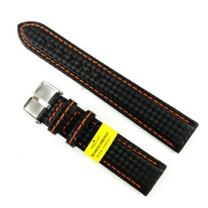 Curea de ceas Neagra din material textil si piele naturala Morellato - 20mm, 22mm, 24mm A01U3586977886CR