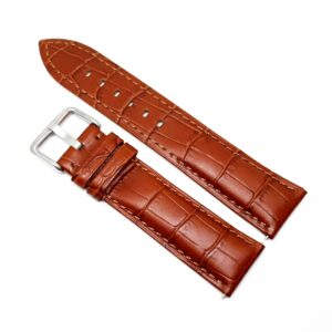Curea Ceas „Classic Cognac” – Piele Naturală de Vițel (18mm - 24mm)