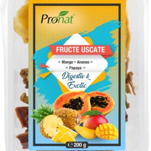 Mix de fructe uscate Digestiv si exotic 200g Pronat