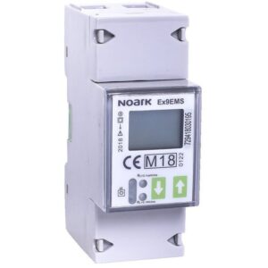 Contor de energie inteligent Ex9EMS 1-pol, 2-module, 100 A, 1-tarif, afisaj LCD Noark 107291