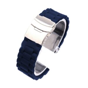 Curea Din Silicon Cu Inchidere dubla Deployant 18mm 20mm 22mm 24mm WZ3373