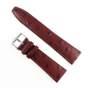 Curea de ceas Maro-roscat din piele naturala - 16mm 22mm - WZ3408