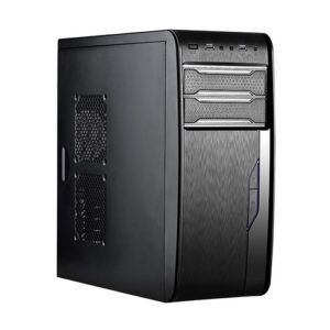 CARCASA SPIRE OEM ATX, front USB & audio, suport 2x 80mm fan, black, sursa 420W 'OEM1401B-420W-PFC22-2'