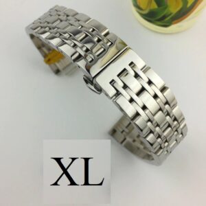 Bratara de ceas ARGINTIE din otel inoxidabil de 20mm 22mm si anse drepte WZ3426