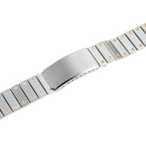 Bratara Ceas Otel Inoxidabil Bicolora cu Insertii Aurii 823020002112