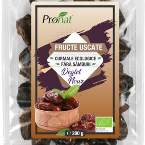 Curmale bio fara samburi, 200g Pronat