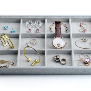 Tava prezentare pentru inele, panadantive, bijuterii - 12 spatii WZ3451