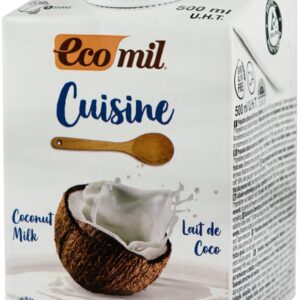Crema vegetala bio pentru gatit pe baza de cocos, 500ml Ecomil Cuisine
