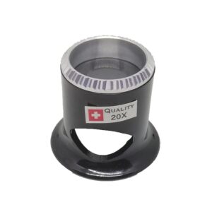 Lupa Ceasornicar 20X Bezel Argintiu Lupa Bijutier WZ3470