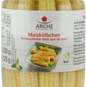 Mini porumb bio in saramura, 230g Arche
