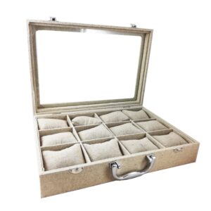 Cutie pentru 12 ceasuri - Tex Barn Crem / Negru