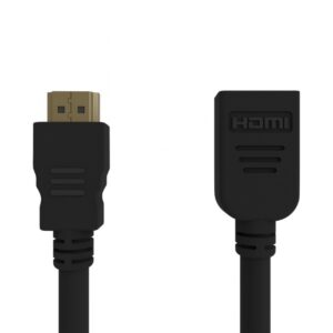 CABLU video GEMBIRD, HDMI (T) la HDMI (T), 0.5m, with Ethernet, prelungitor, conectori auriti, rezolutie maxima 4K (3840 x 2160) la 60 Hz, negru, "CC-HDMI4X-0.5M" (timbru verde 0.8 lei)