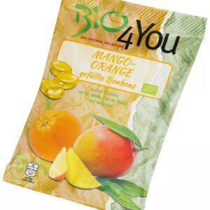 Dropsuri bio cu mango si portocale 75g Bio 4 You