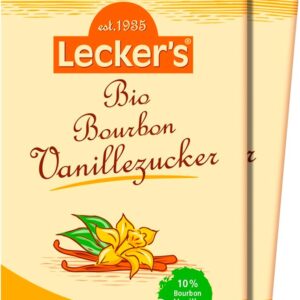 Zahar vanilat Bourbon, bio, 2x8 g Lecker's
