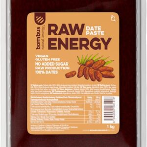 Superaliment: Pasta pura de curmale Raw Energy, fara gluten 1kg Bombus