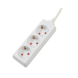 Priza cu protectie, Prelungitor 3 prize, 1.5m, Spacer Defender, "PP-3-15"