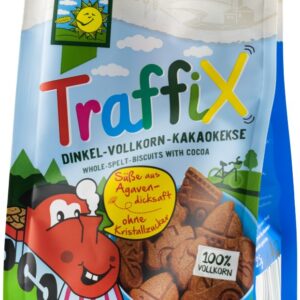 Traffix Biscuiti bio din grau spelta si cacao indulciti cu agave 125g Bohlsener Muhle