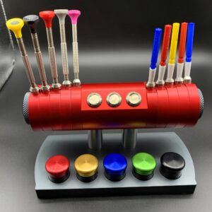 Suport Metalic Uleiuri Ceasornicarie + Surubelnite