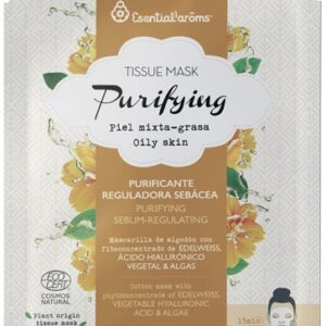 Masca tip servetel pentru fata purifianta si sebo regulatoare, Purifying 20g Esentialaroms