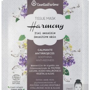 Masca tip servetel pentru fata cu efect calmant si anti roseata, Harmony 20g Esentialaroms