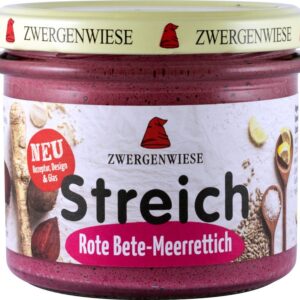 Crema tartinabila bio vegetala cu sfecla rosie si hrean, 180g Zwergenwiese